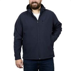 Kirkland Signature Men’s Water-Resistant Fleece Lined Softshell Jacket
