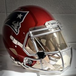 Rodney Harrison Full Sized Authentic Flash Helmet Auto Patriots Beckett COA NFL