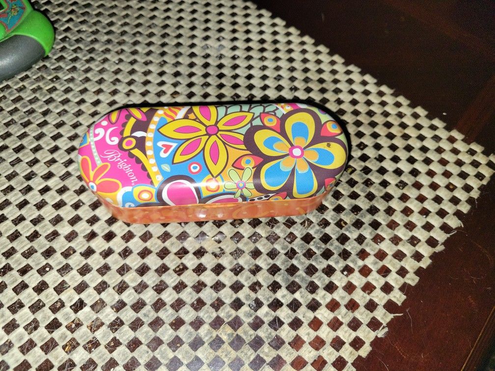 Brighton Tin Metal Sunglass Case