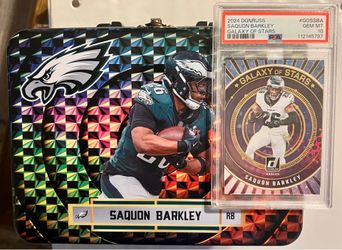 SAQUON BARKLEY PSA10 SLAB &  LUNCHBOX