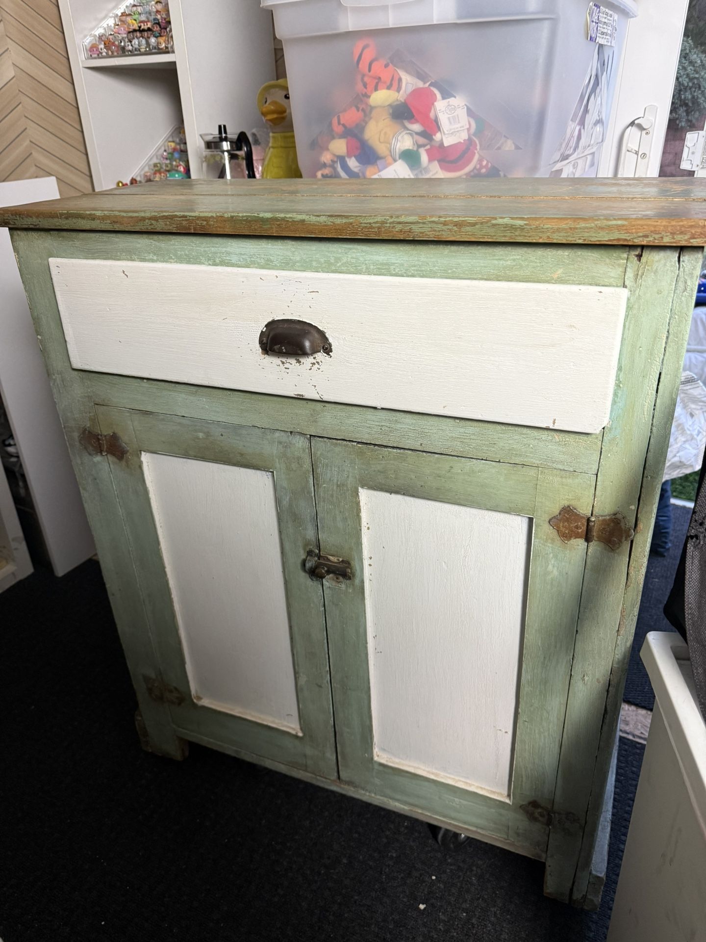 Shabby Chic Buffet Style Cabinet