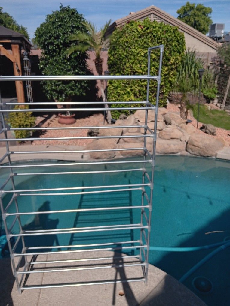 10 Tier Shoe Rack...$10