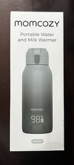Momcozy Portable Bottle Warmer for Travel โ Dual Heating Modes for Breast Milk & Water, Portable Milk Warmer with Fast Heating & Long Battery Life, 17