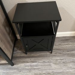 Small Nightstand With Power Strip