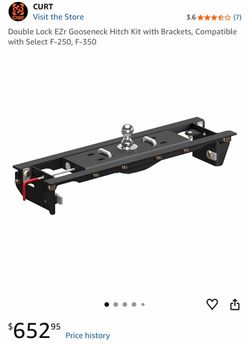 CURT 60683 Double Lock EZr Goose Neck Hitch Flip Over Ball Full Set