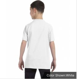 Youth heavy cotton white T-Shirt..XS-S-M-L..black..XS..Royal blue..XS
