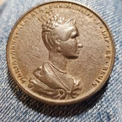 DCSX24X3 REALLY OLD LARGE 1836 BRITISH BRONZE COMMEMORATIVE ORIGIN UNKNOWN