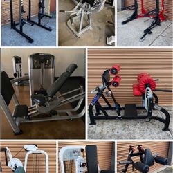 Huge Sale! Gym Equipment, Lat, Leg, Chest & Smith Machines, Home Gyms, Leg Press