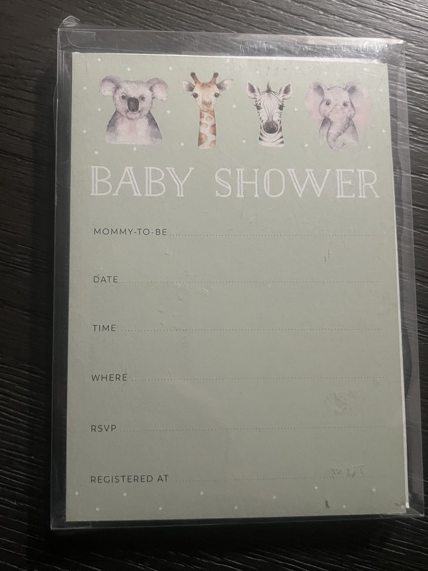 Baby Shower Inventations