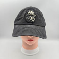 American Needle Embroidered Smokey The Bear Gray Adjustable StrapbackHat.  3