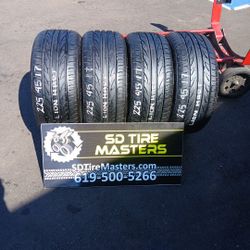 225/45/17 Lion Hart LH 503  90% Tread