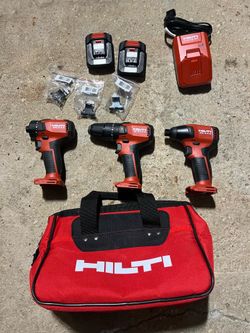 Hilti impact drill, hammer drill, driver drill combo