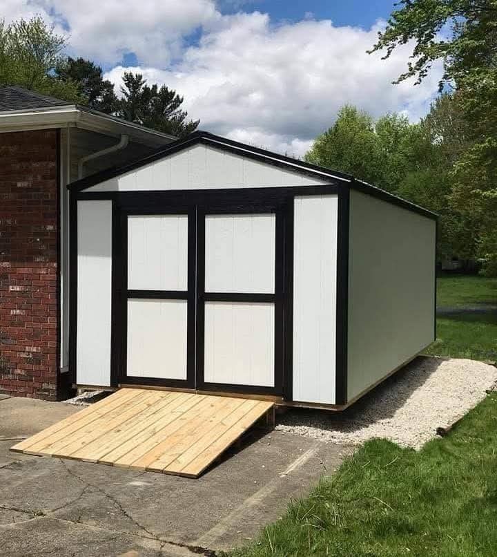8x12 Amish Utility Sheds And More