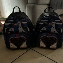 Loungefly Disney Alice In Wonderland Queen Of Hearts Villain Castle Series Mini Backpack 