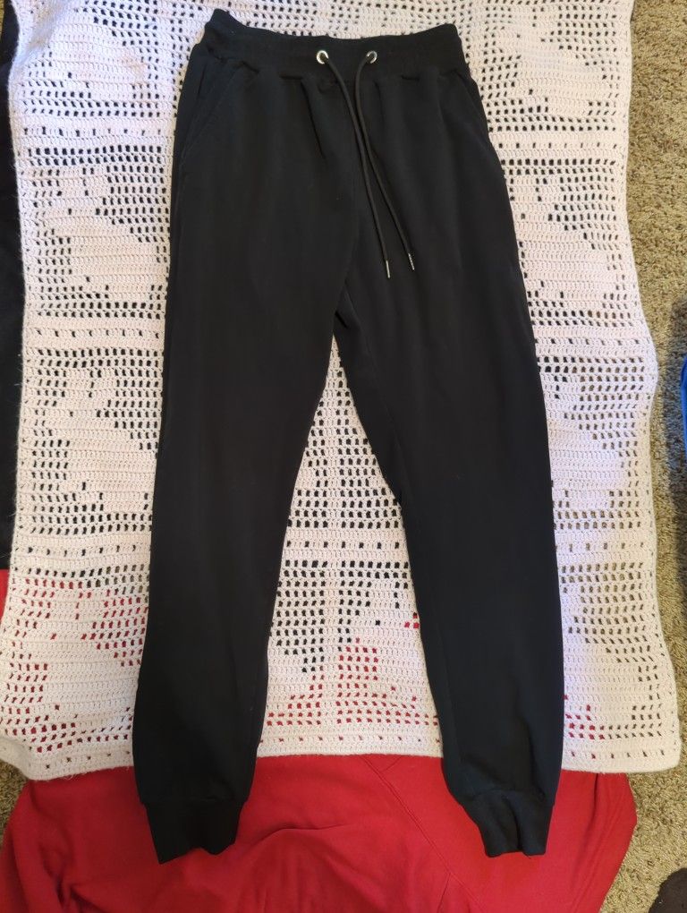 Small Blank Black Joggers