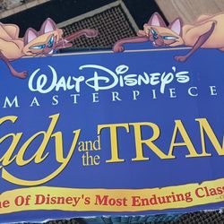 Lady And The Tramp Cardboard Prop  SI AND Am