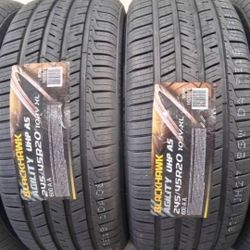 ( 2 TIRES ) 245/45R20 BLACKHAWK 