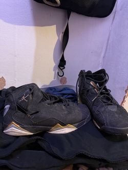 Air Jordan True Flight Black Gold Sneakers