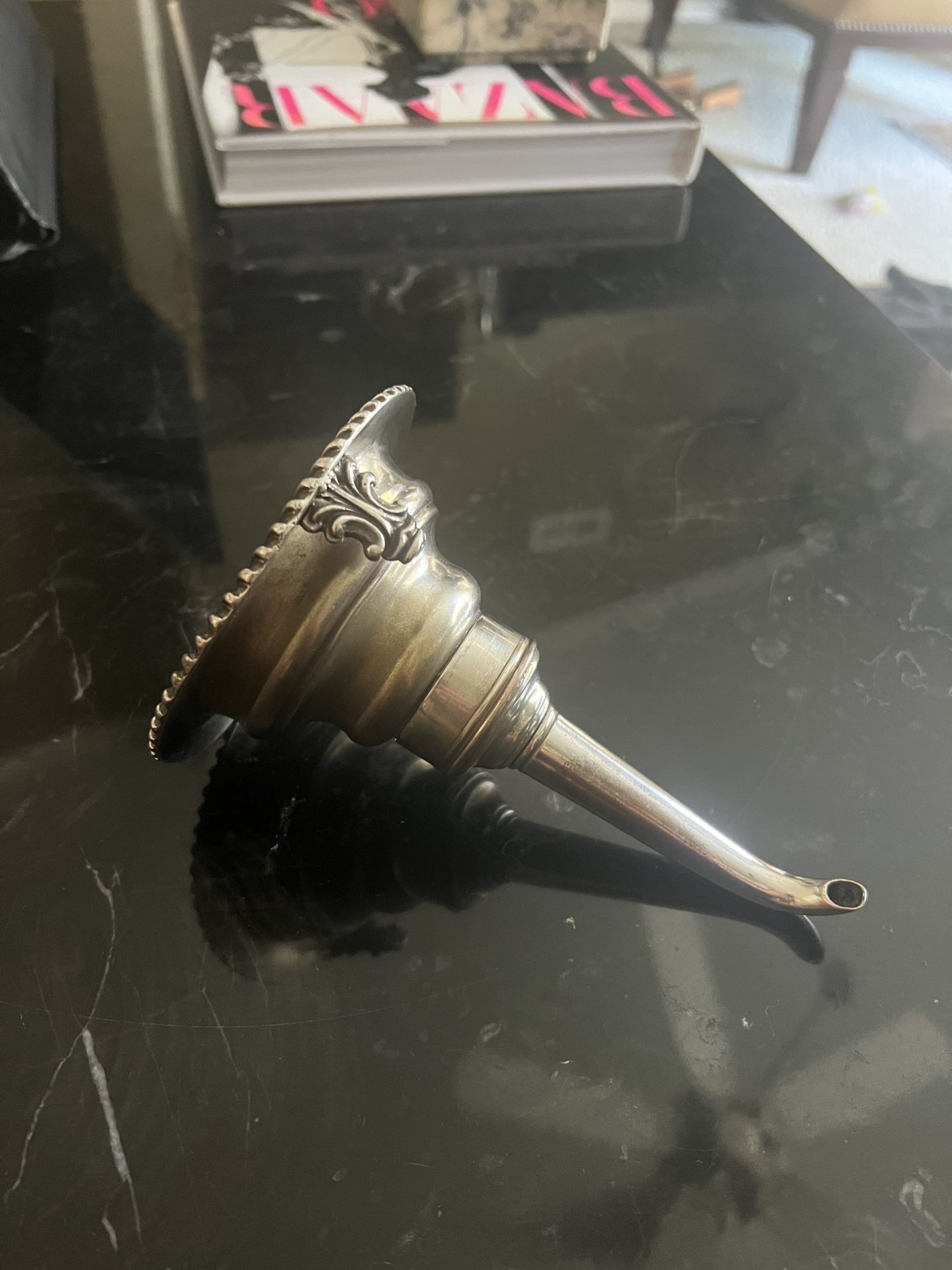 CONTINENTAL SILVER PLATED WINE SIFTER - Funnel