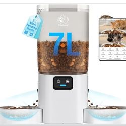 Frienhund 5G WiFi Automatic Cat Feeder with Two HD Camera: 