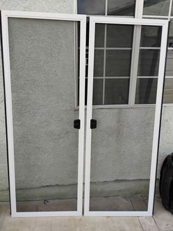 Door screens.