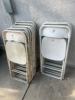 Foldable chairs  party rentals for sale (USED****