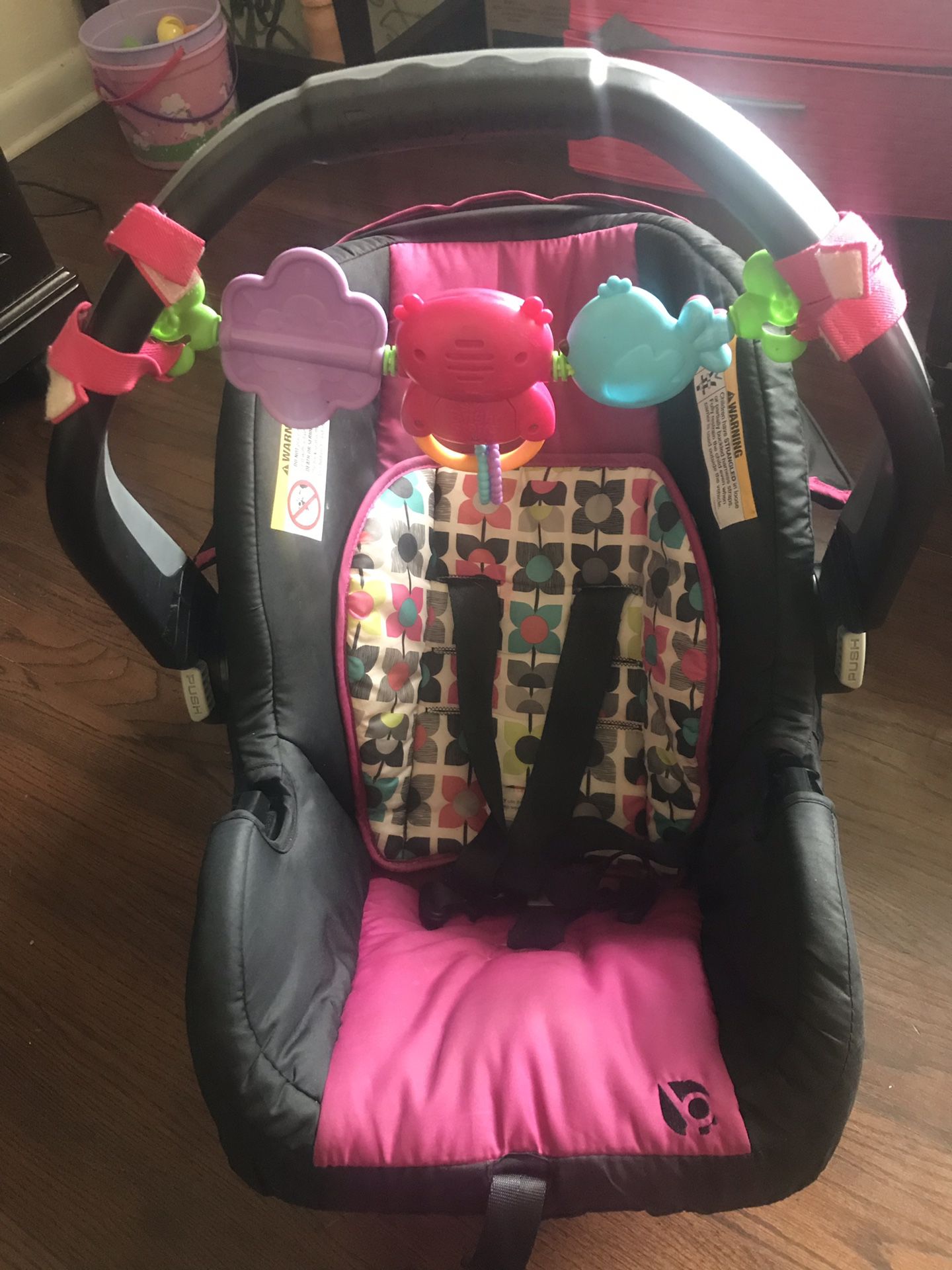 Car seat with booster