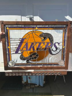 Lakers stained glass