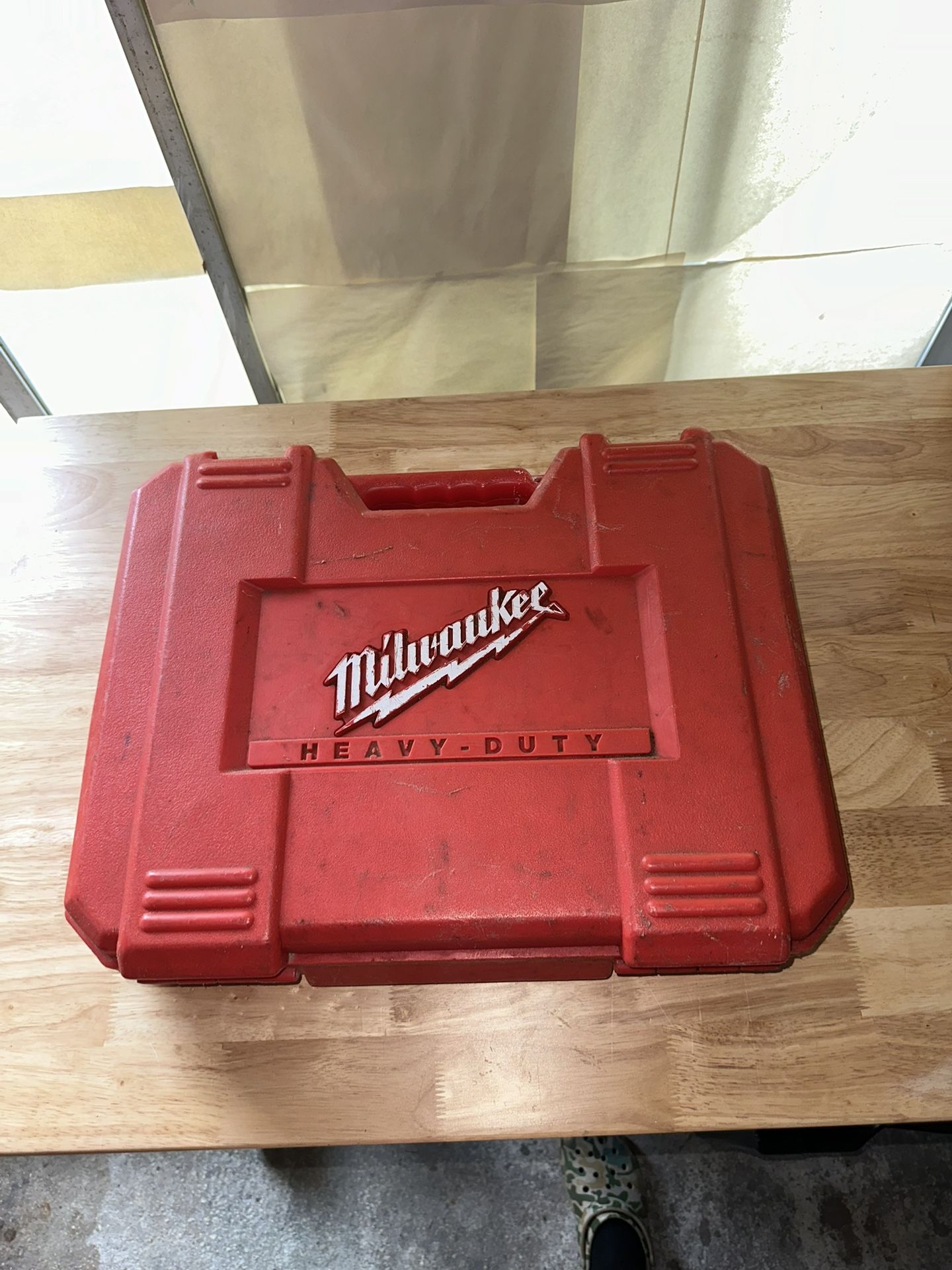 Milwaukee Hammer drill & Free Dewalt Hardcase 