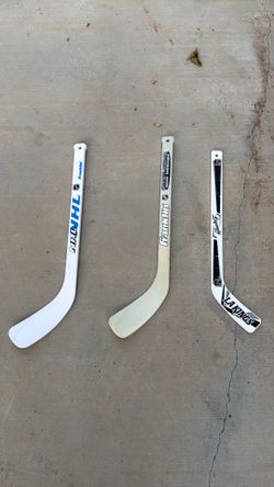 Mini hockey sticks