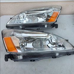 03-07 Honda Accord Headlights Luces Calaveras Micas Faros Focos Faroles Headlamps