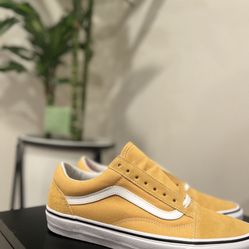 Old Skool Vans Size 9 Yellow
