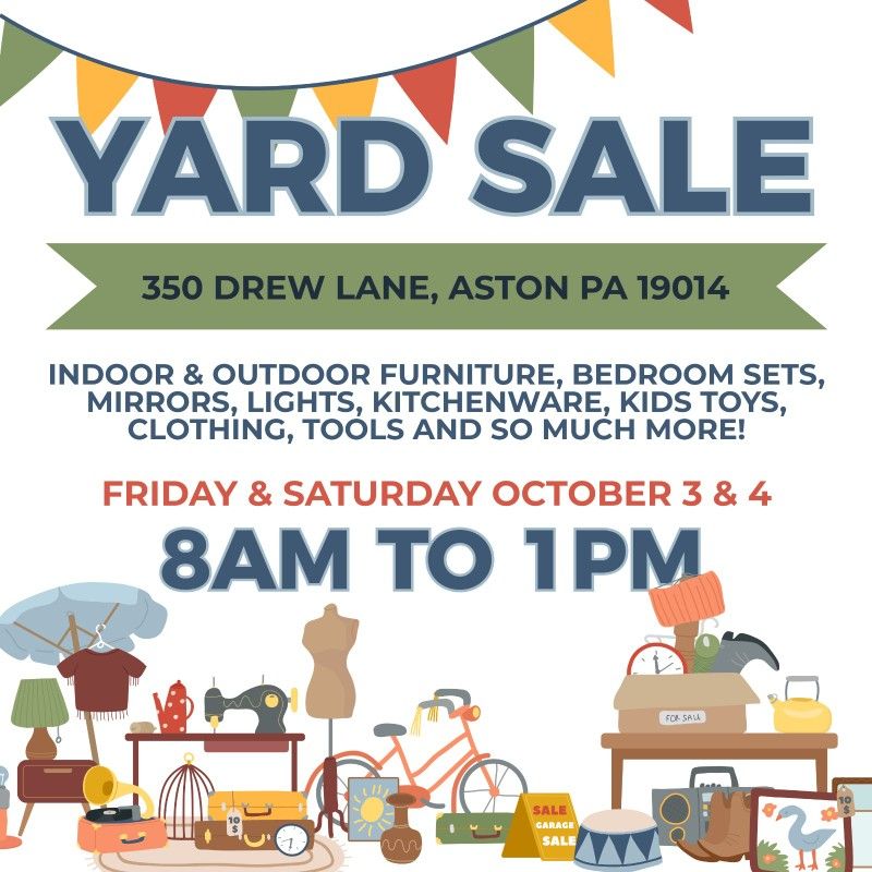 Huge Yard Sale!