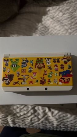 New 3ds with super Mario maker plate