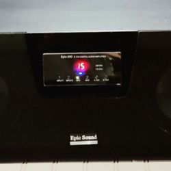 Epic sound 200 watt continuous 5.1 channel home theater amplifier Bluetooth & AM/ FM stereo.2 built in 6" subwoofers  & has remote