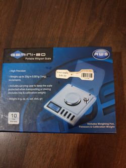 Portable milligram scale