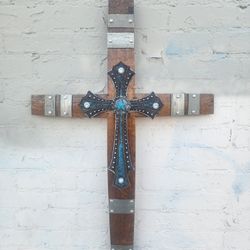 Large WineBarrel Cross 