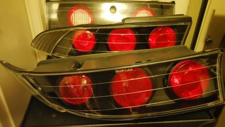 Mitsubishi Eclipse 1996 to1999 black tail lights