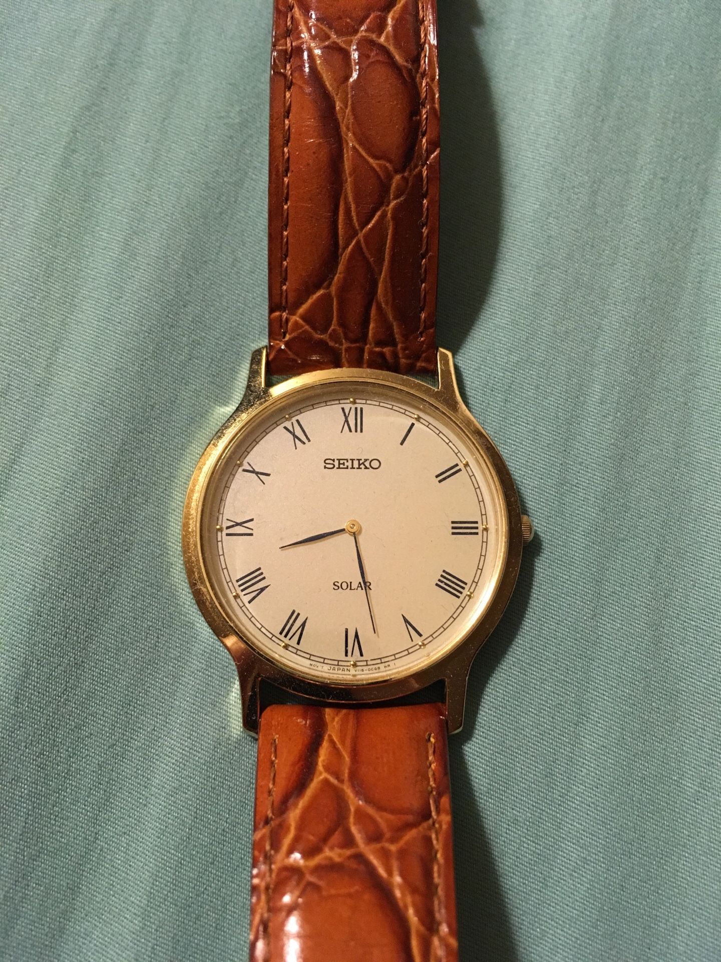Seiko SUP876 Super Thin Solar Watch for Sale in Irvine CA OfferUp