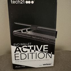 Tech21 EVO Wallet Active Edition for iPhone 7/8 Plus Case-Smokey/Black