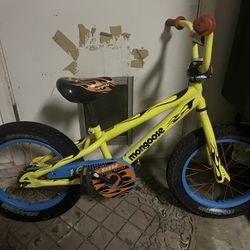 16" Mongoose Lil Bubba Fat Tire Bike, Neon Yellow
