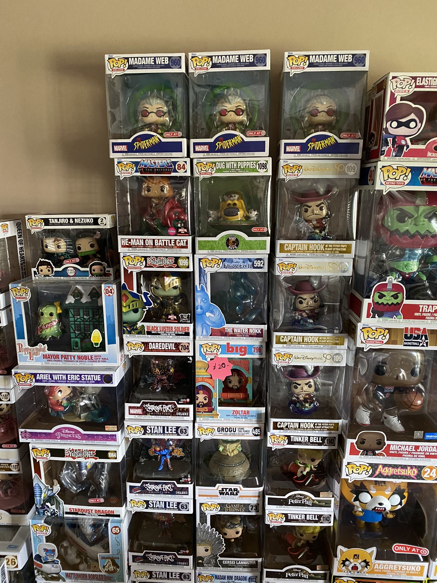 Funko Pops (2-packs, 6”, 10”, Etc. Starting at $20-$50 Each   Revised List 2/29