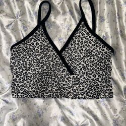 John Galt Blue Cheetah Cami Tank 