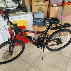 Hyper 26" Shocker Men's Dual Suspension Mountain Bike, Black Hyper