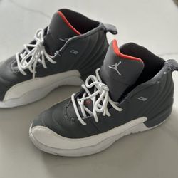 Air Jordan 12 Retro Cool Grey Orange 