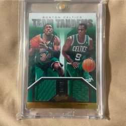 Panini Absolute Team Tandems Rajon Rondo Paul Pierce Game Used Patch /10
