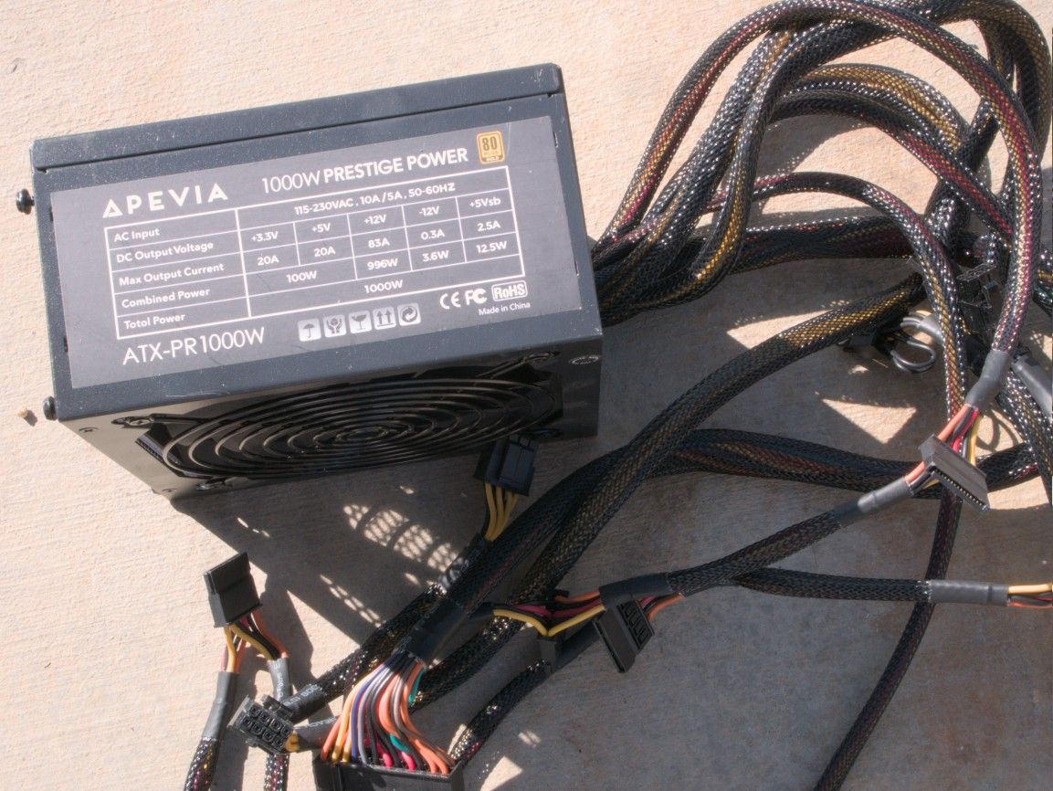 Apevia 1000W Gold PSU