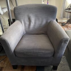 Couch/Chair With Foot Stool