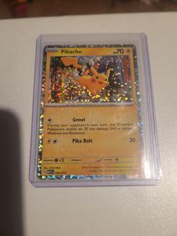 Pikachu Holo Pokémon Card 006/015 M23EN