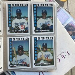 Collectible baseball football cards